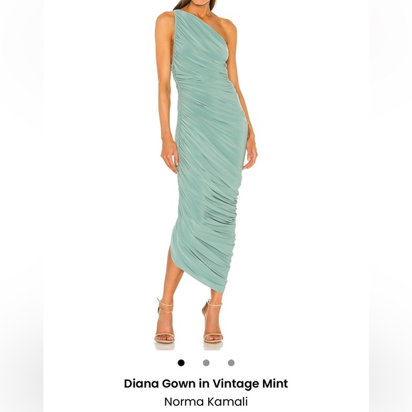 Norma Kamali Mint Dress - Picture 1 of 4